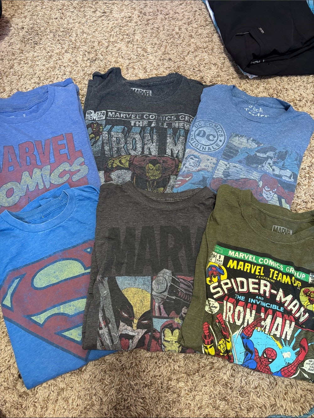 Lot of Comic book graphic t shirts